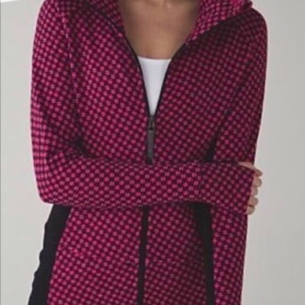 Lululemon checker pink jacket.